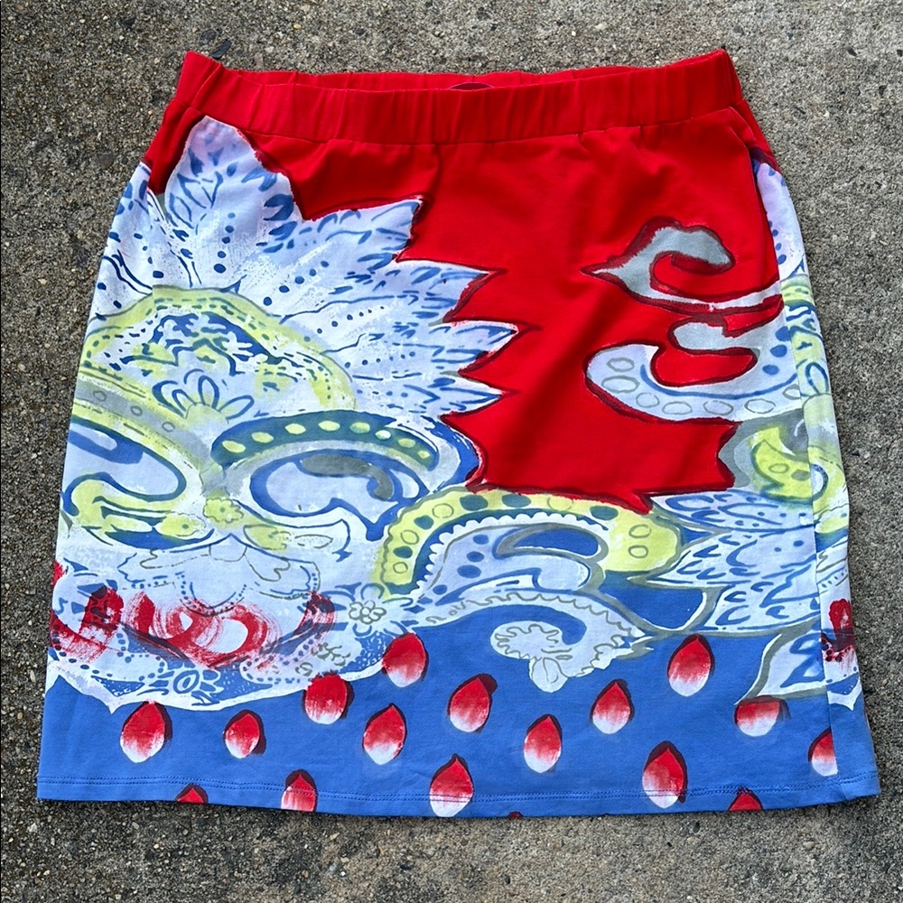 NWOT! Krimson Klover Vibrant Patterned Skirt